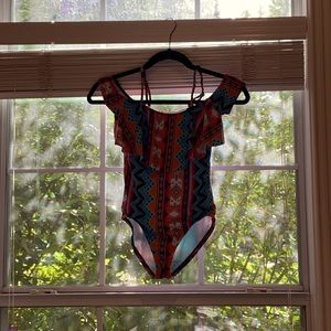 Girls swim suit size 10